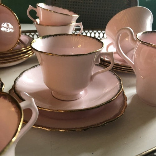 Shell Pink Tea Service