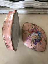 Load image into Gallery viewer, Limoge hand painted porcelain trinket box - side view