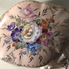 Load image into Gallery viewer, Limoge diamond shaped hand-painted porcelain trinket box